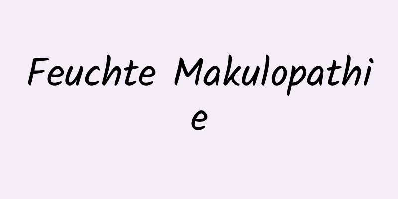 Feuchte Makulopathie