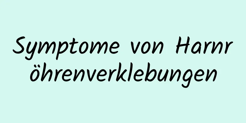 Symptome von Harnröhrenverklebungen