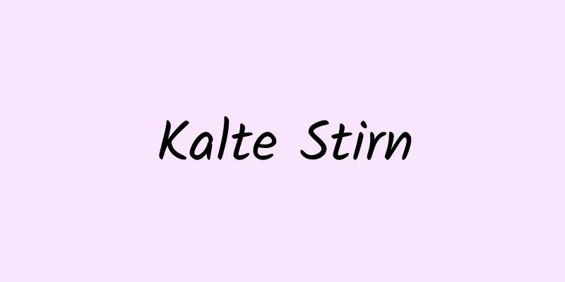 Kalte Stirn