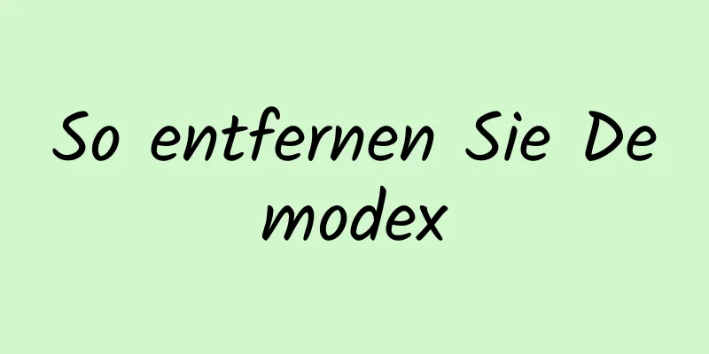 So entfernen Sie Demodex