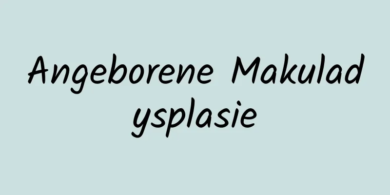 Angeborene Makuladysplasie