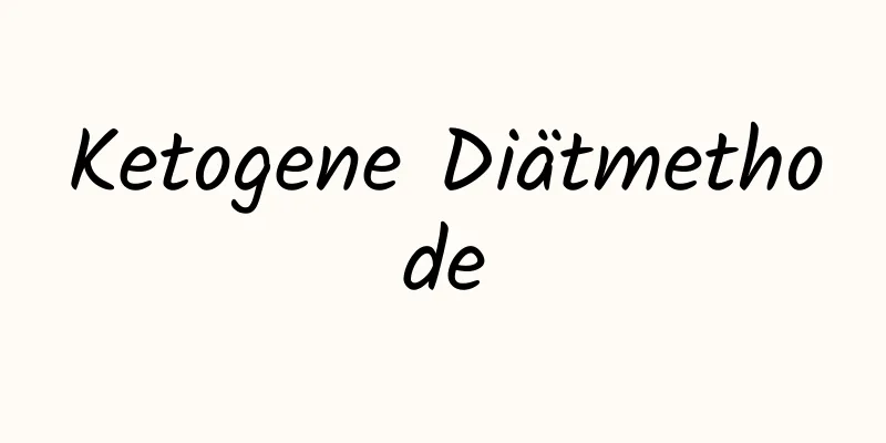 Ketogene Diätmethode