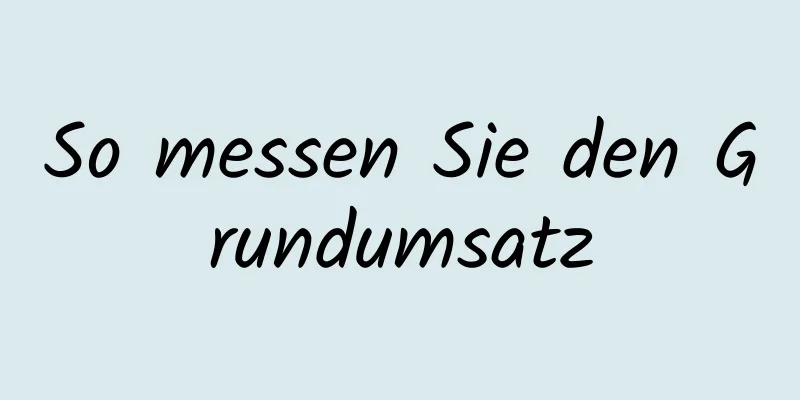 So messen Sie den Grundumsatz