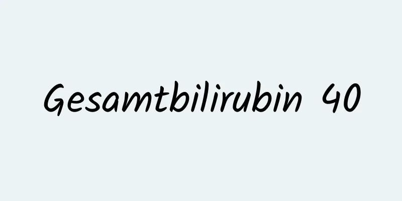 Gesamtbilirubin 40