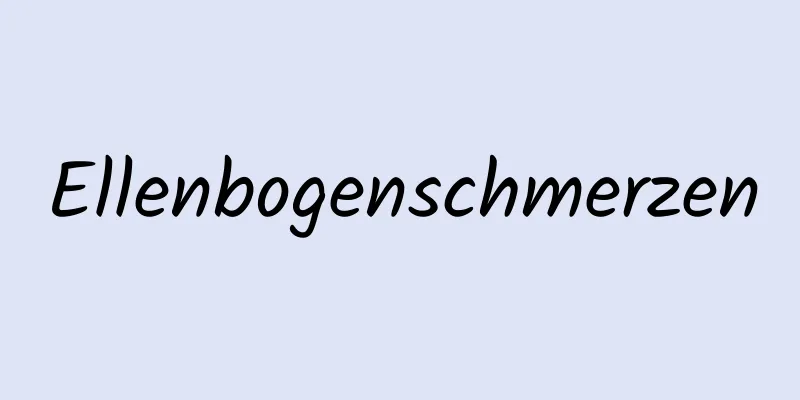 Ellenbogenschmerzen