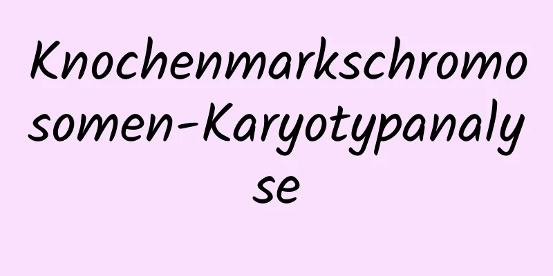 Knochenmarkschromosomen-Karyotypanalyse