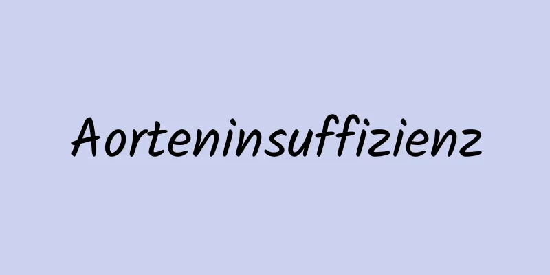 Aorteninsuffizienz