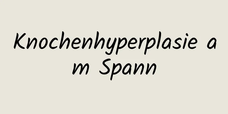 Knochenhyperplasie am Spann