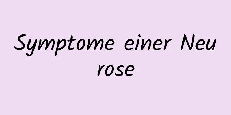 Symptome einer Neurose