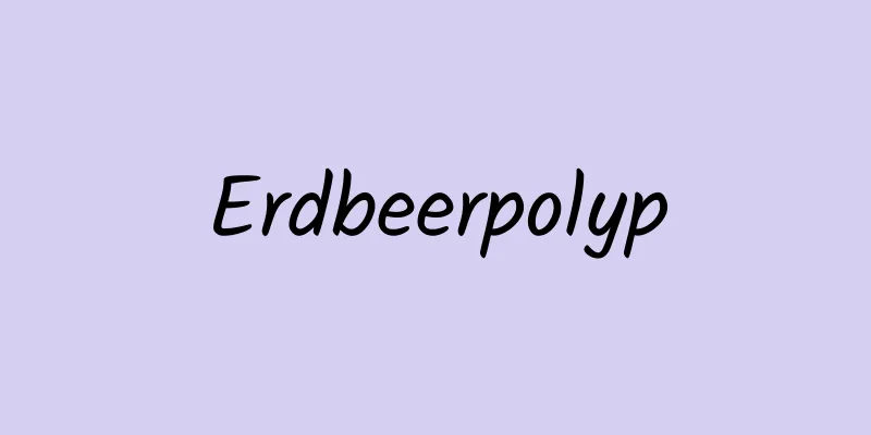 Erdbeerpolyp