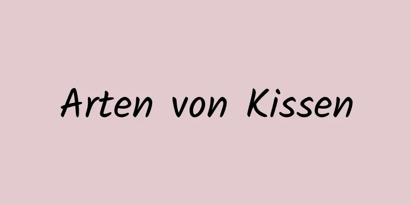 Arten von Kissen