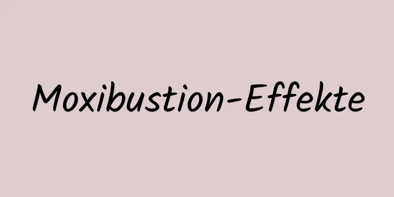 Moxibustion-Effekte