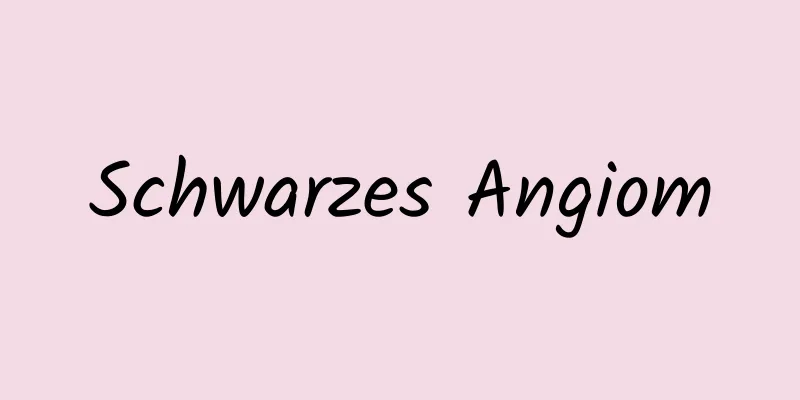 Schwarzes Angiom