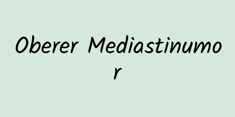 Oberer Mediastinumor