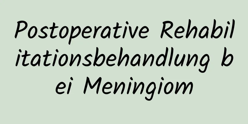 Postoperative Rehabilitationsbehandlung bei Meningiom