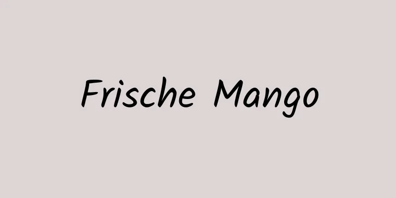 Frische Mango