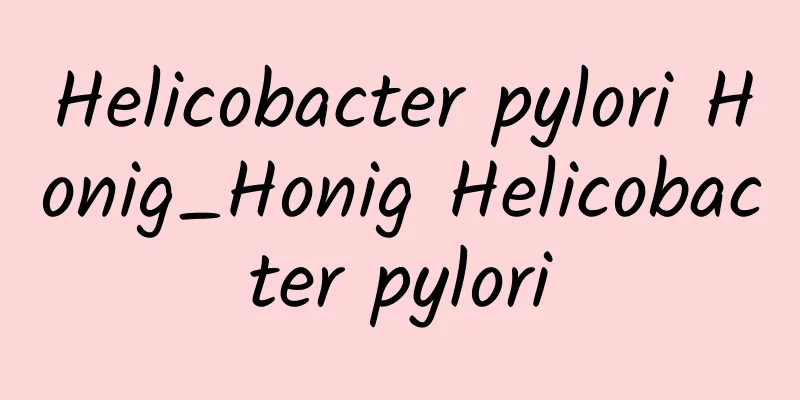Helicobacter pylori Honig_Honig Helicobacter pylori