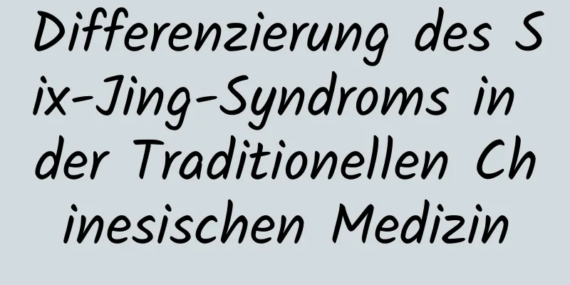 Differenzierung des Six-Jing-Syndroms in der Traditionellen Chinesischen Medizin
