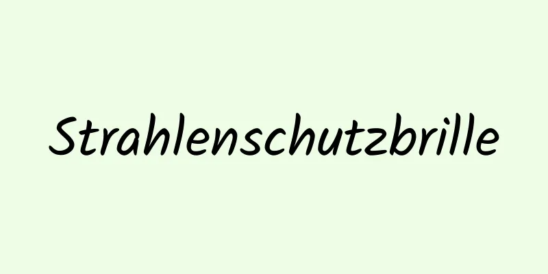 Strahlenschutzbrille