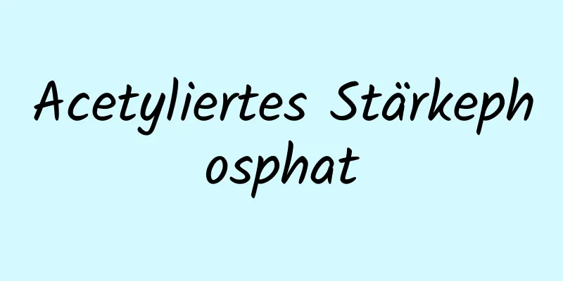 Acetyliertes Stärkephosphat