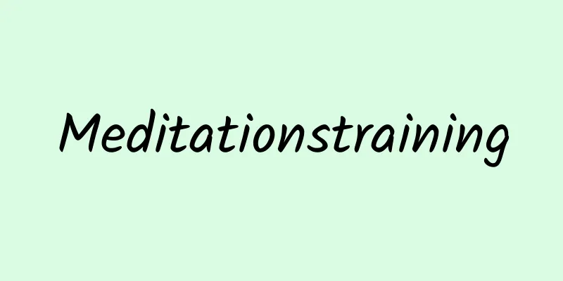 Meditationstraining