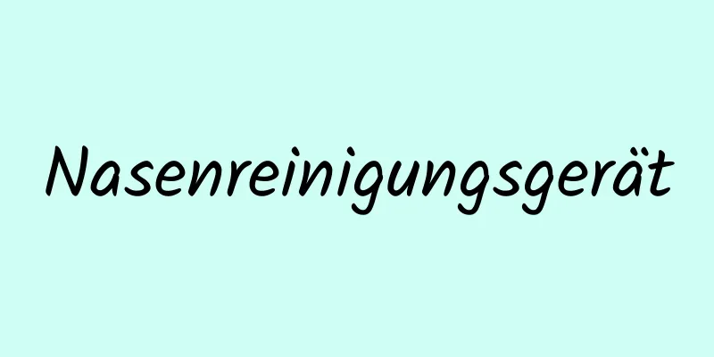 Nasenreinigungsgerät
