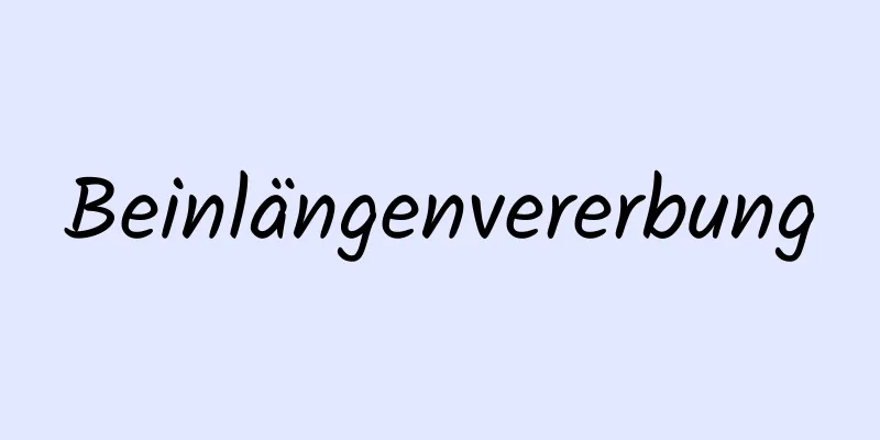Beinlängenvererbung