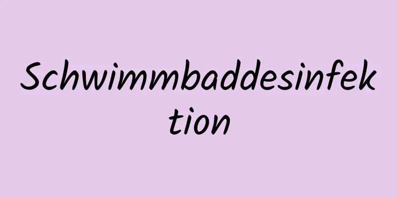 Schwimmbaddesinfektion