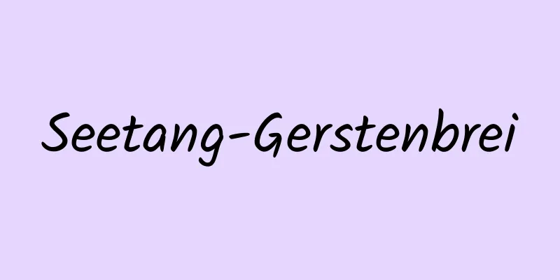 Seetang-Gerstenbrei