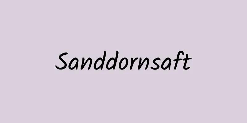 Sanddornsaft