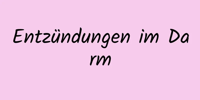 Entzündungen im Darm
