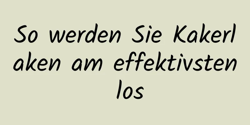So werden Sie Kakerlaken am effektivsten los