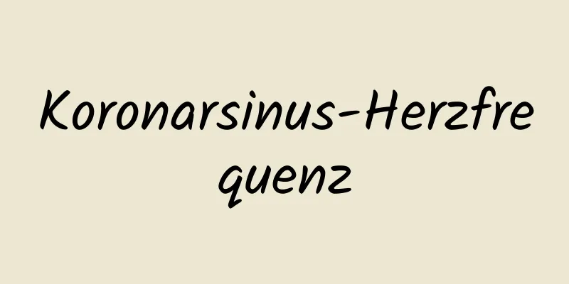 Koronarsinus-Herzfrequenz