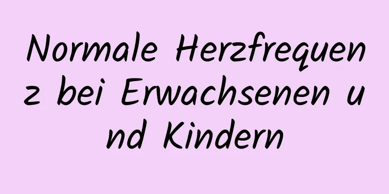 Normale Herzfrequenz bei Erwachsenen und Kindern