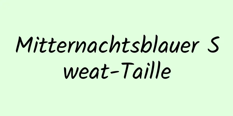 Mitternachtsblauer Sweat-Taille