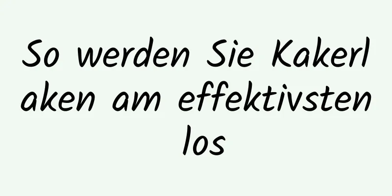 So werden Sie Kakerlaken am effektivsten los