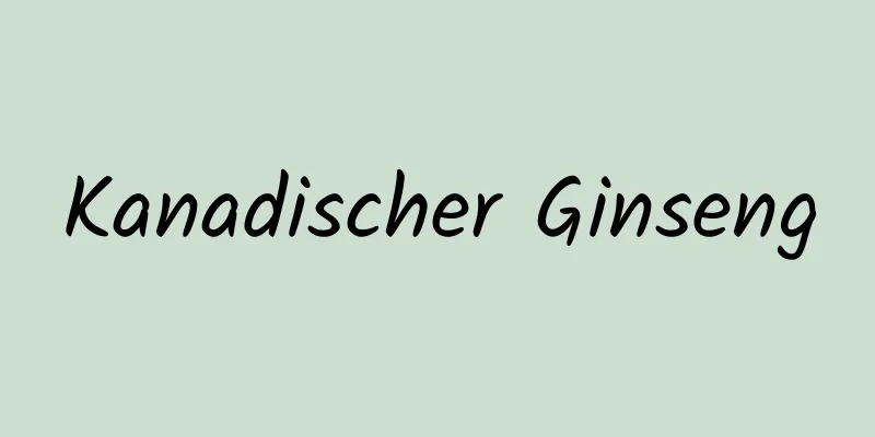 Kanadischer Ginseng