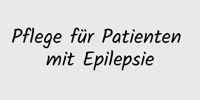 Pflege für Patienten mit Epilepsie