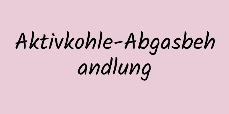Aktivkohle-Abgasbehandlung