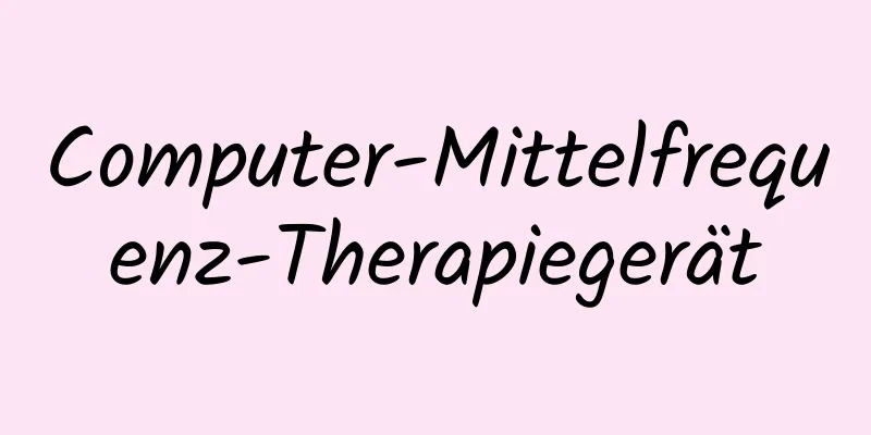 Computer-Mittelfrequenz-Therapiegerät