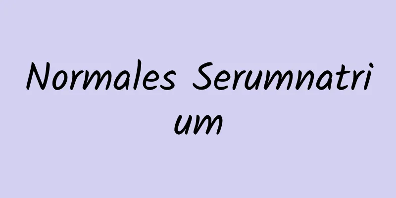 Normales Serumnatrium