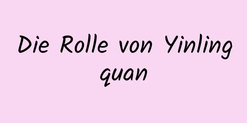 Die Rolle von Yinlingquan