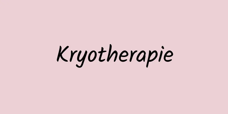 Kryotherapie