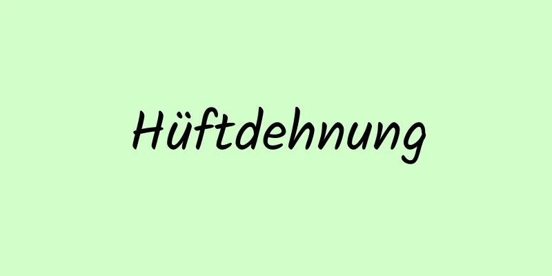 Hüftdehnung