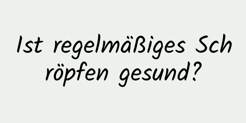 Ist regelmäßiges Schröpfen gesund?
