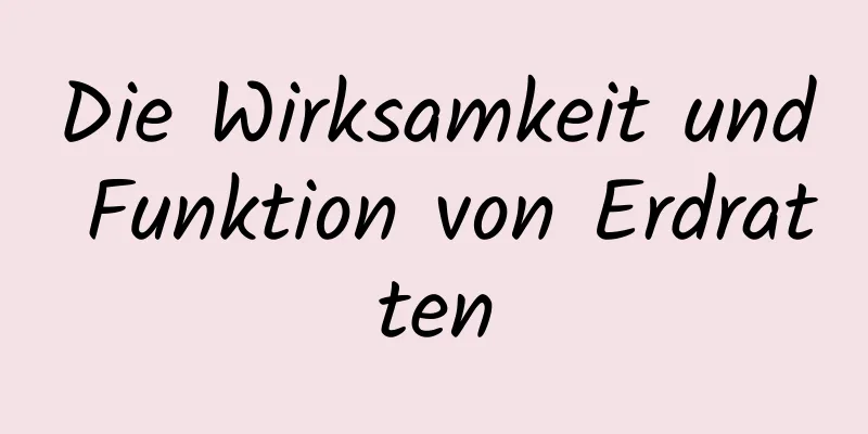 Die Wirksamkeit und Funktion von Erdratten