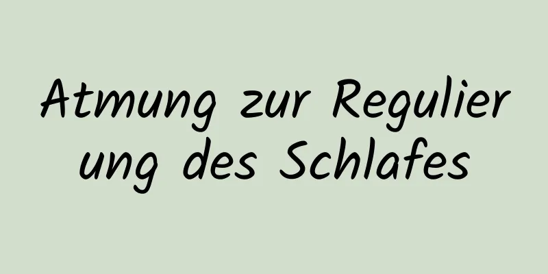 Atmung zur Regulierung des Schlafes