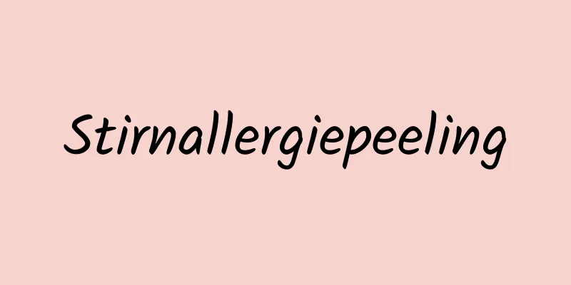 Stirnallergiepeeling