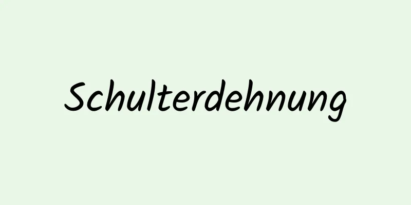 Schulterdehnung