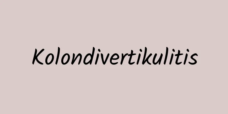Kolondivertikulitis